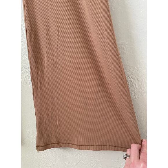 Skims Soft Fold Over Lounge Pants Pull on Ribbed Flare Leg Cozy Comfy Stretch 4X - Picture 6 of 7